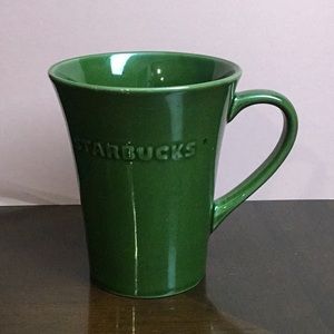 Starbucks Green Ceramic Coffee Cup 21.1 fl oz